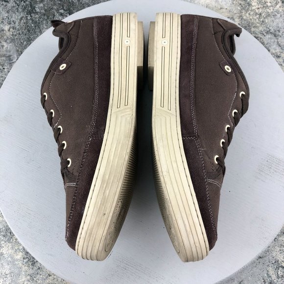 GRAVITY DEFYER Men's 13.5 Brown Versoshock Trampoline Canvas Casual Sneakers - Picture 8 of 12
